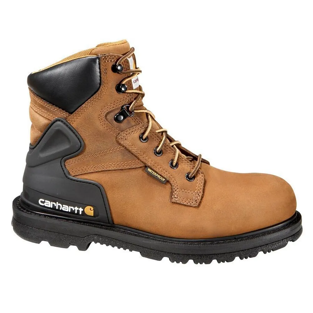 6-INCH STEEL TOE WORK BOOT - DKBRN-Bison Brown Oil Tan | Carhartt CMW6220