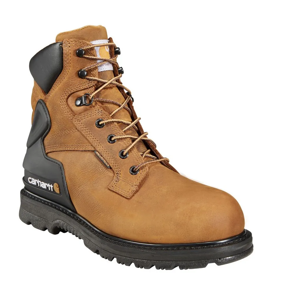 6-INCH STEEL TOE WORK BOOT - DKBRN-Bison Brown Oil Tan | Carhartt CMW6220