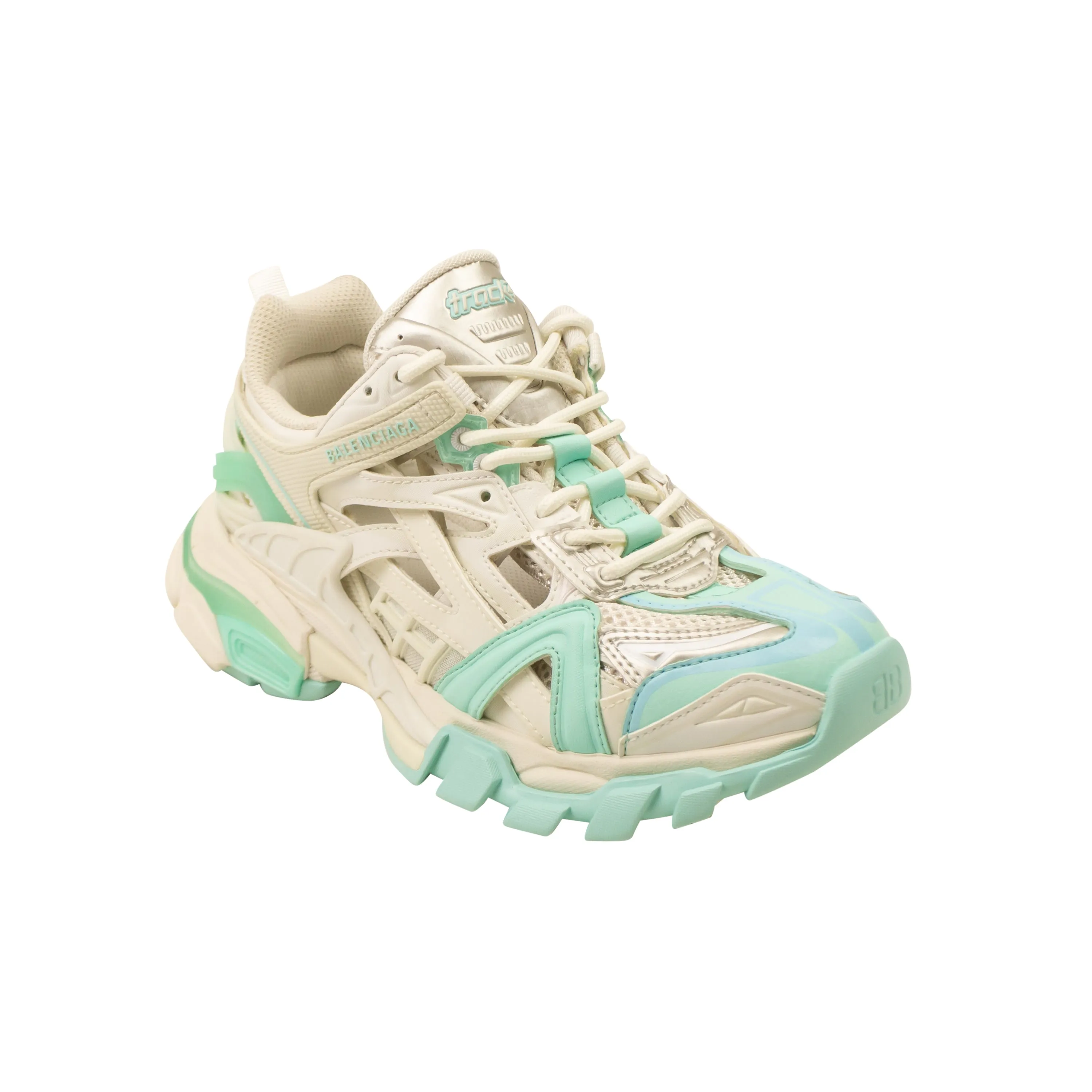 Balenciaga Track2 Sneakers - White/Green