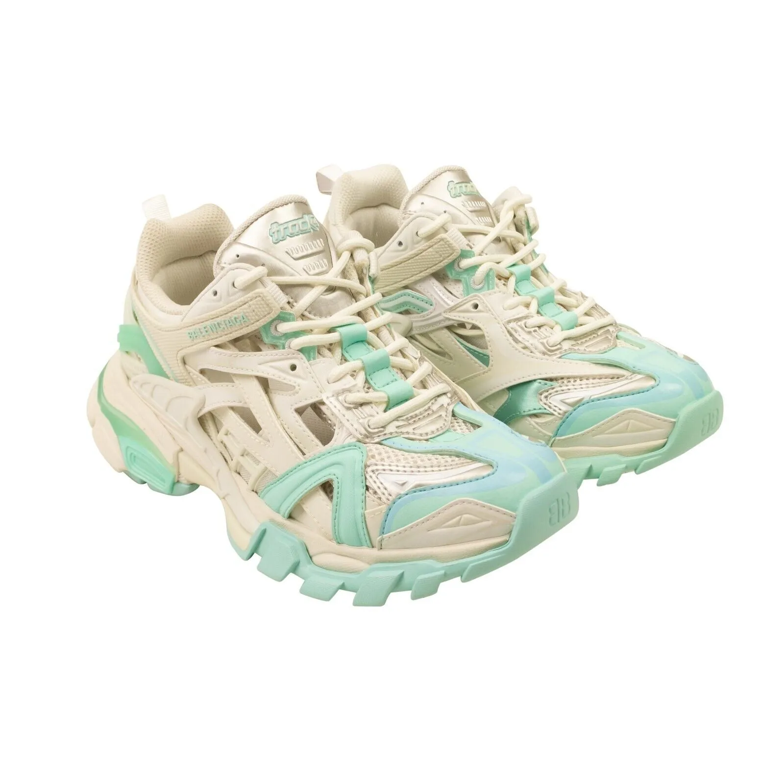 Balenciaga Track2 Sneakers - White/Green