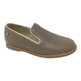 Benji - Taupe Soft Leather Slip On for Boy/Girl by Manuela de Juan