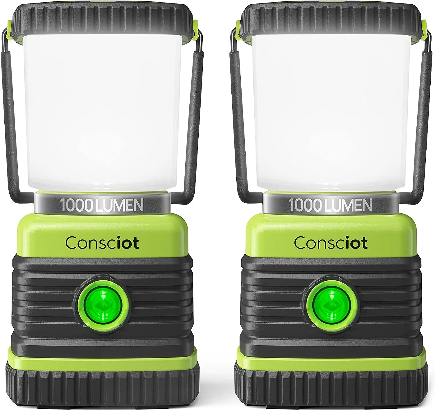Consciot 1000LM LED Camping Lantern 2-Pack: Light Up Your World
