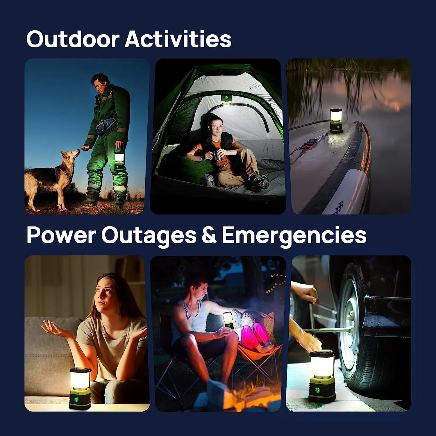 Consciot 1000LM LED Camping Lantern 2-Pack: Light Up Your World