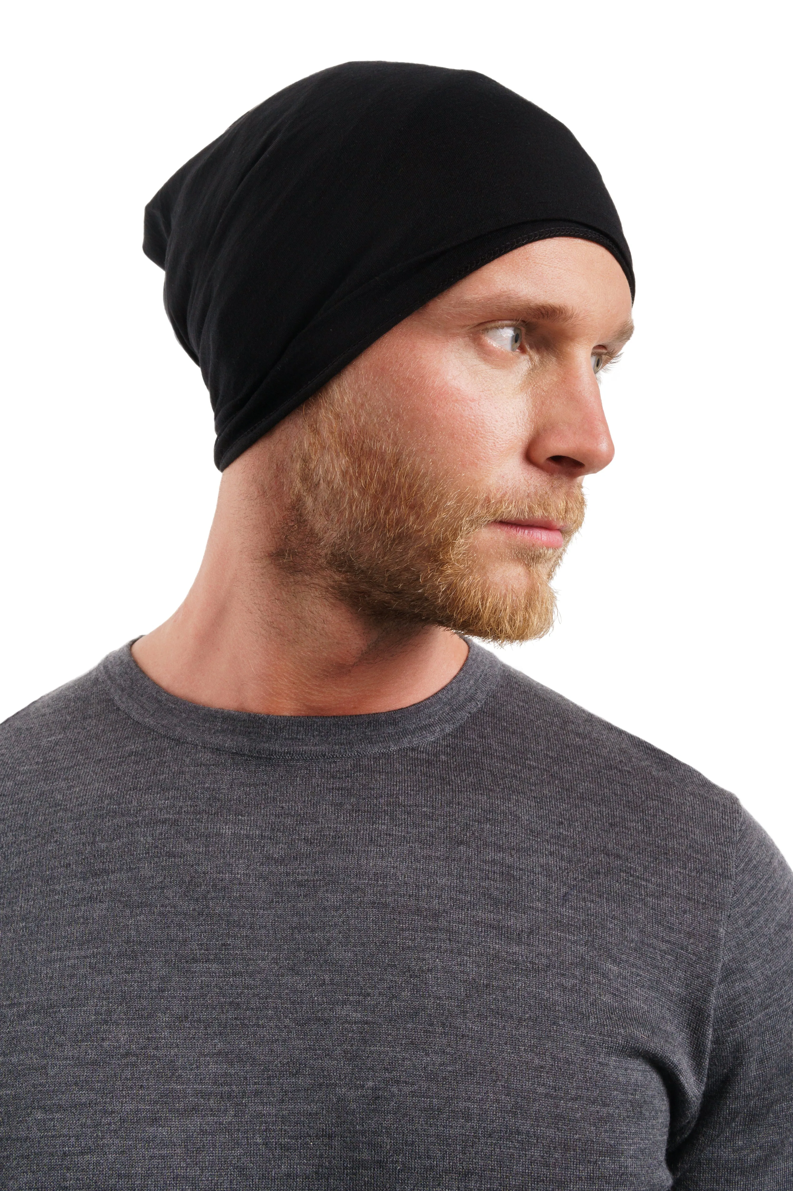 Merino Neck Gaiter 165 Black