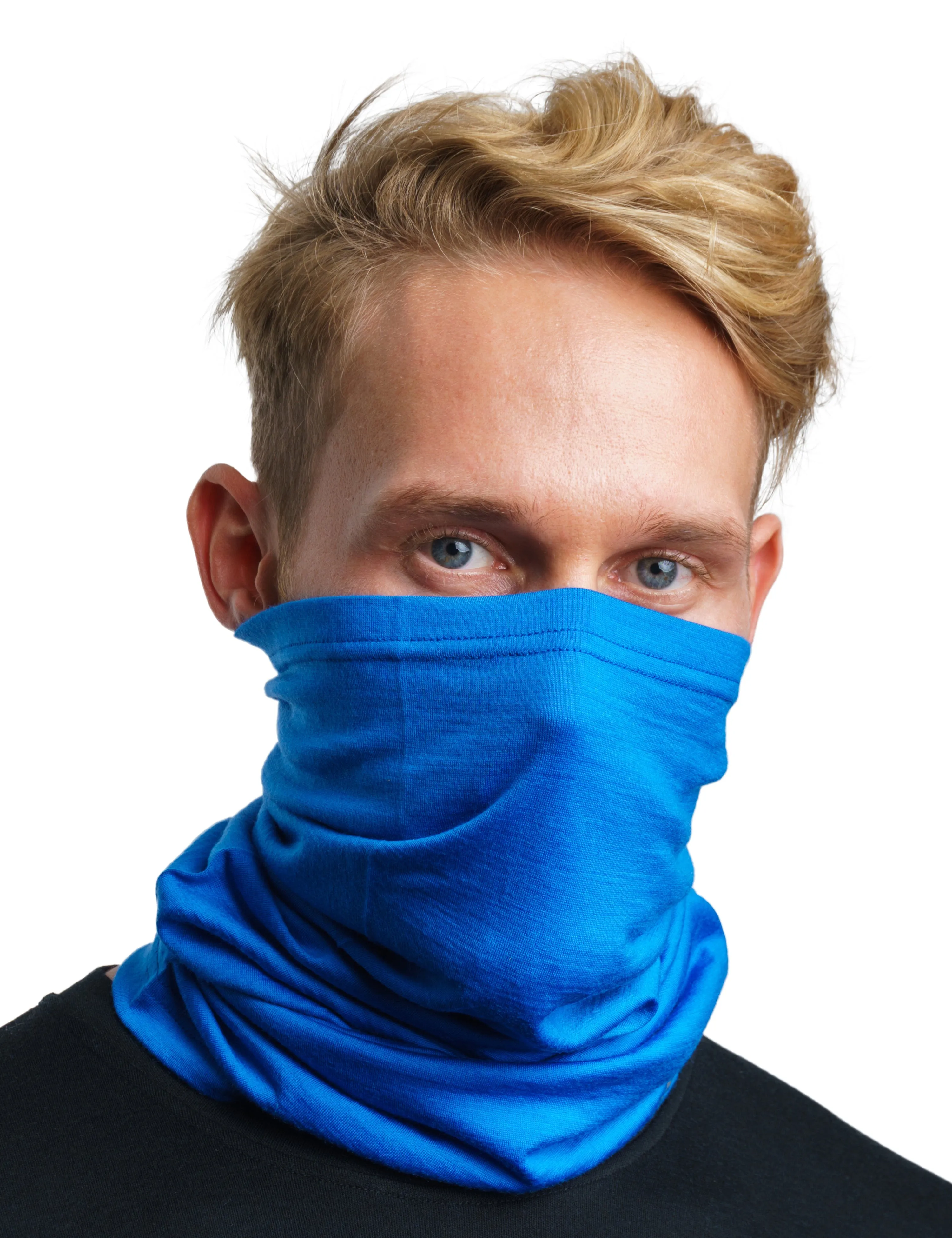 Merino Neck Gaiter 165 Sky Blue