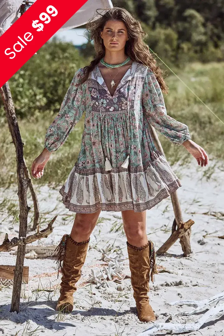Noor Mini Dress with Pockets