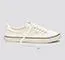 OCA Low Stripe White Canvas Sneaker Women