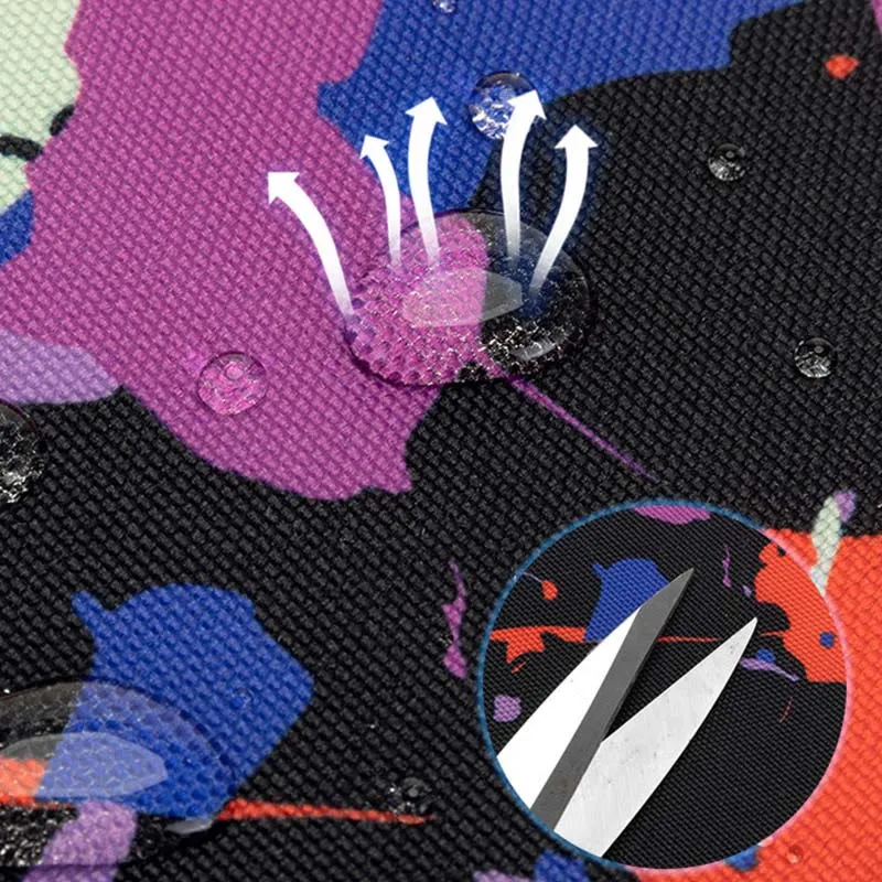 Racket Bag For Teenager Colorful Printing Waterproof Oxford Sports Bag
