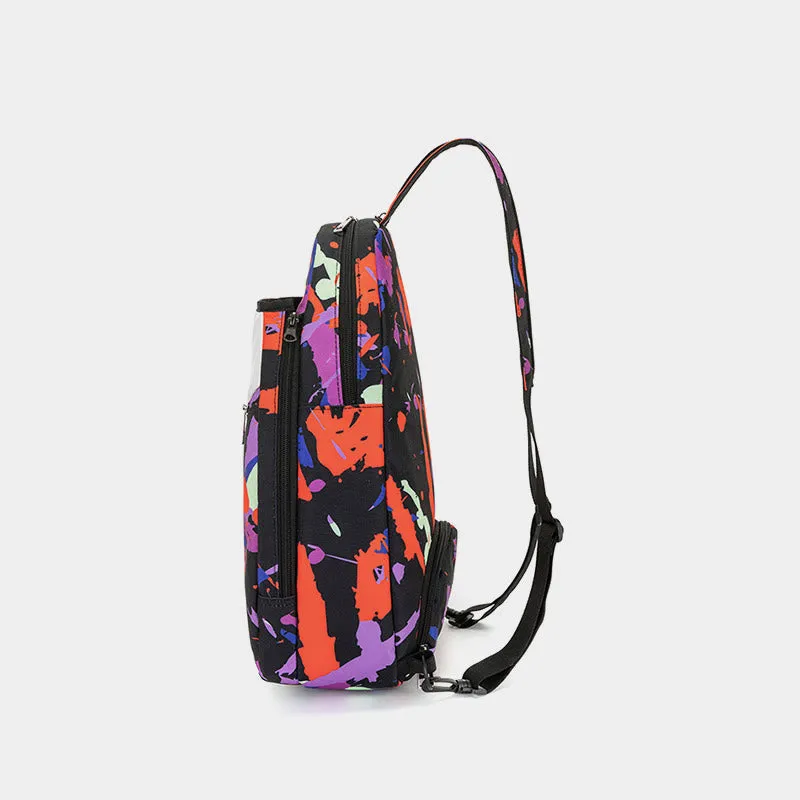 Racket Bag For Teenager Colorful Printing Waterproof Oxford Sports Bag