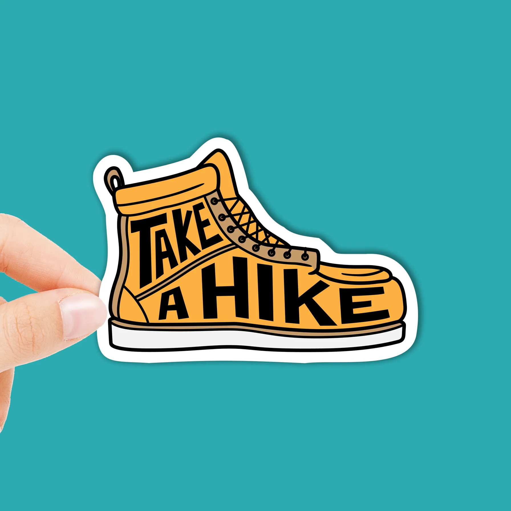 Take a Hike Sticker Decal | Waterproof Vinyl | 3in