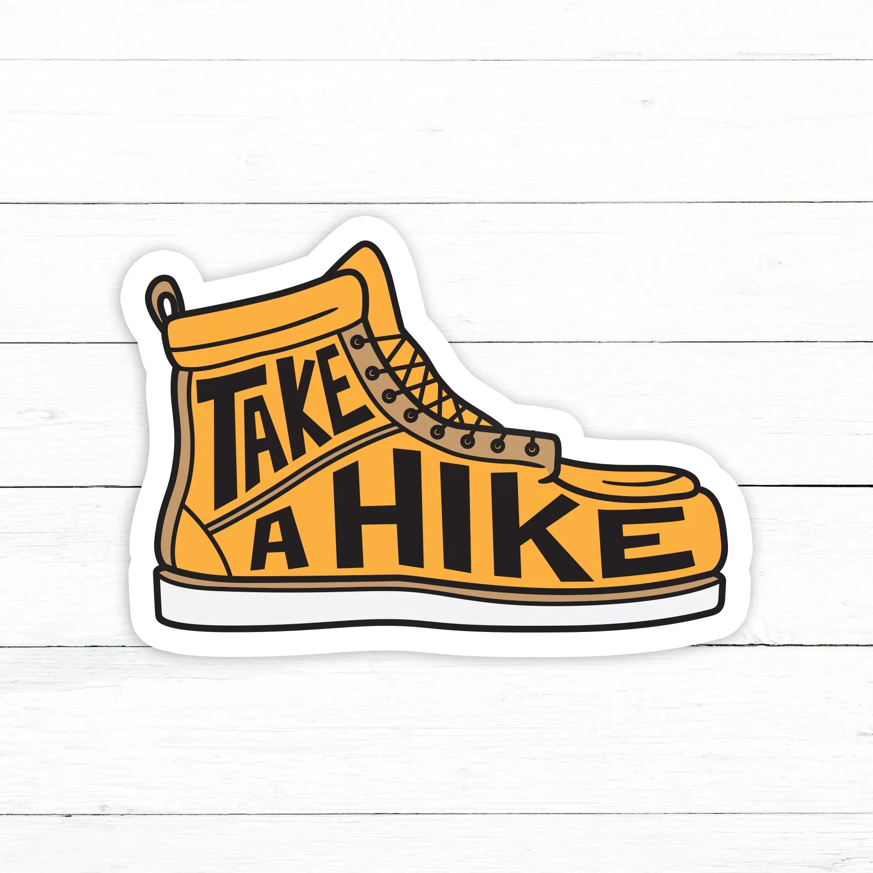 Take a Hike Sticker Decal | Waterproof Vinyl | 3in